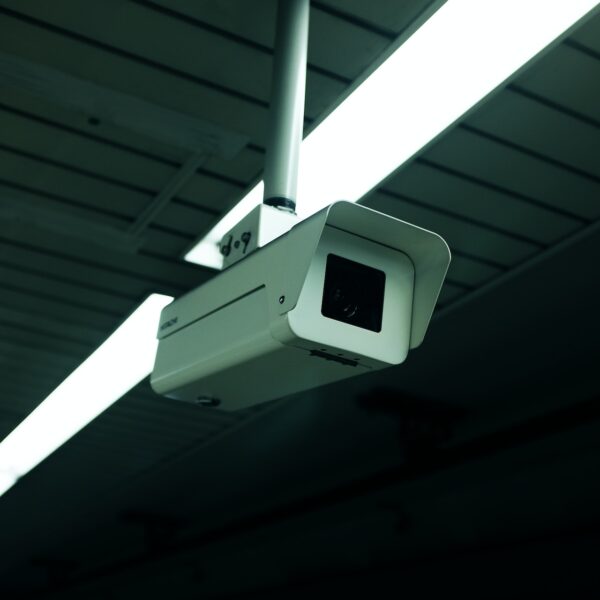 Photo of a surveillance camera