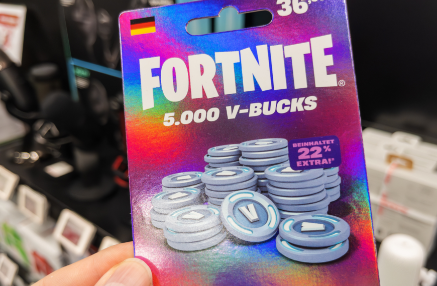 Fortnite V-Bucks Card used for virtual currencies